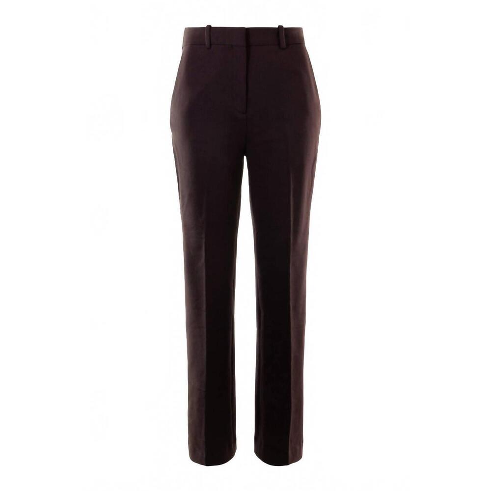 NEW CIRCOLO 1901 women's flared fleece dress pant in chicory